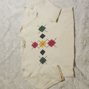 Boys Sweater Size 6 Argyle Fall Winter Preppy